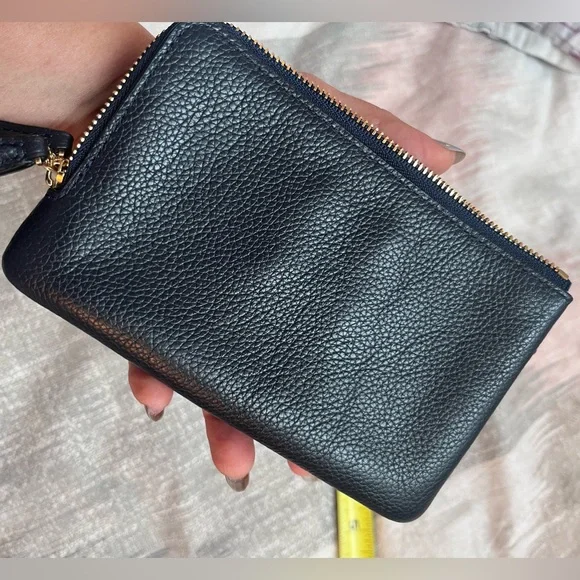 Coach Dark Navy Wristlet - Picture 9 of 13